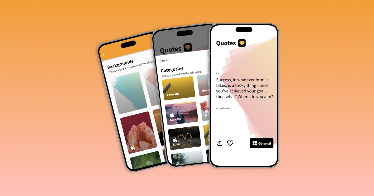 Daily Motivational Quotes — A simple and elegant quotes app delivering daily motivation. Set reminders, browse by category, and keep yourself inspired every day.